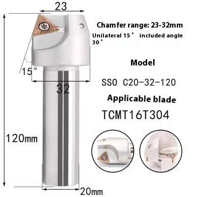 6039 Machining center 15 20 25 30 35 40 45 50 55 60 65 70 75 degree chamfering toolholder TCMT Shandong Denso Pricision Tools Co.,Ltd.